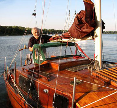 Marlin Bree on a Sailboat