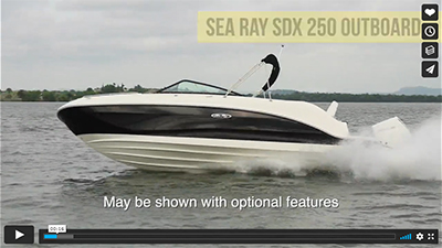 Sea ray SDX 250 OB 400