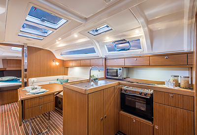 Bavaria 37 Kitchen and Layout