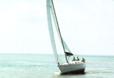 Hanse 371 - Under sail