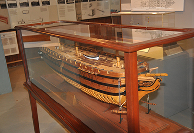 Great Lakes Marine Museum - Models on display