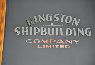 Great Lakes Marine Museum - Ship Building sign