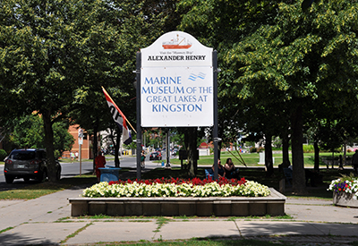 Great Lakes Marine Museum Sign