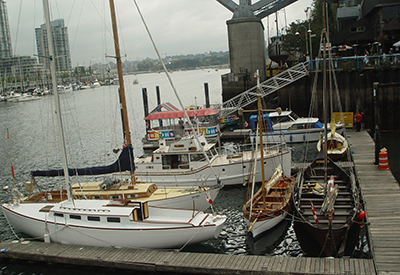 Vancouver Wooden Boat Festival - Boats on Display