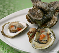 Oysters with Chipotle Hot Sauce