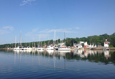 Bedford Basin Yacht Club - view from the club house