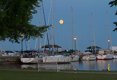Galley Guys - Cobourg Harbour Moon