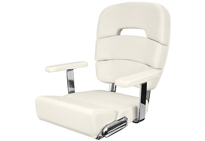 Coastal Deluxe Helm Chair Bolster off White
