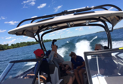 Discover Boating Media Day on the Water
