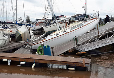 Shediac Marina Hurricane Rebuild