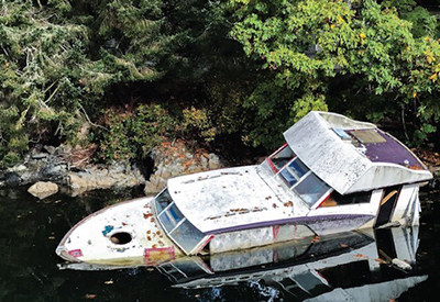 Abandoned Boats in BC