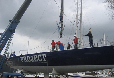 Taking the Mast Down